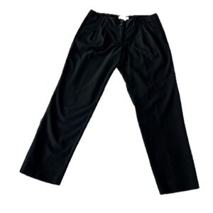 MICHAEL Michael Kors Black Pleated Wide Leg Dress Pants Women's Size 12P